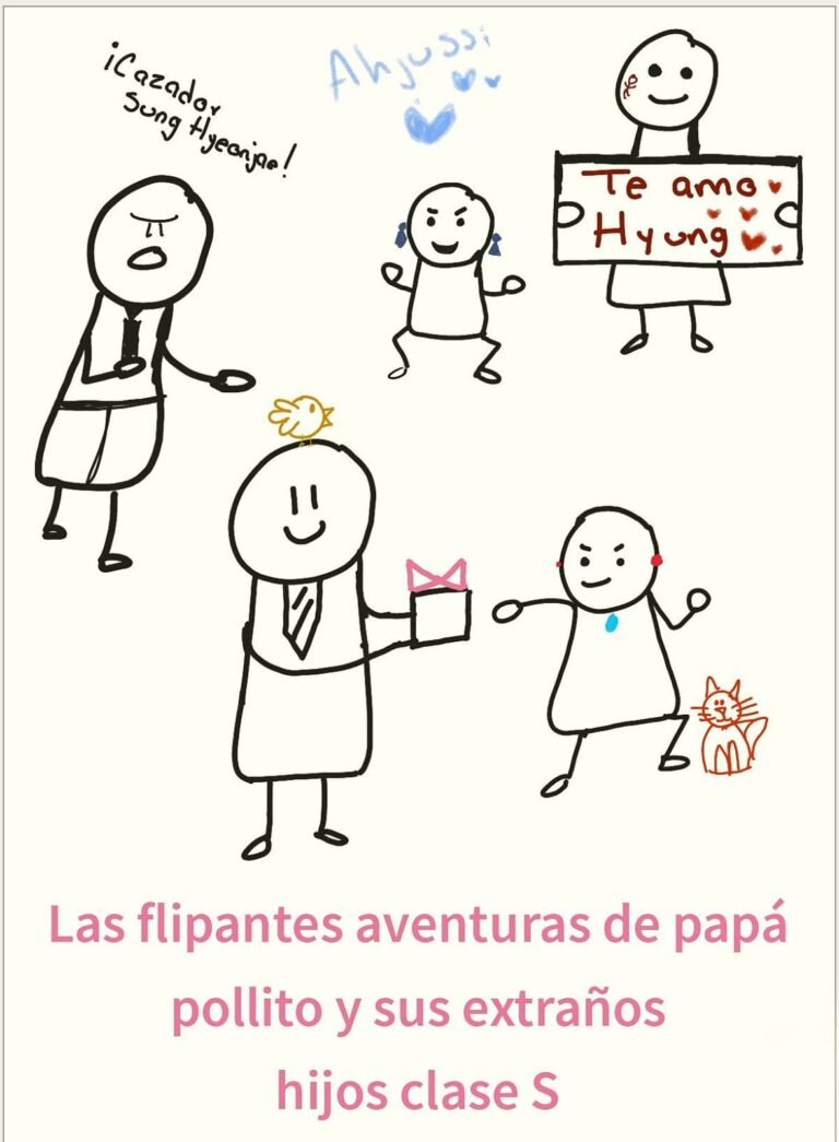 Portada de Las flipantes aventuras de papá pollito y sus extraños hijos de clase S